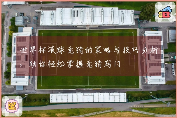世界杯滚球竞猜的策略与技巧分析，助你轻松掌握竞猜窍门